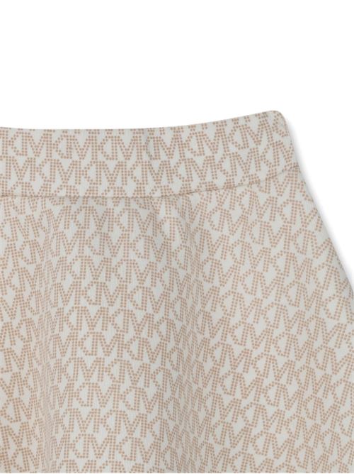 Completo bambina Michael Kors crema con t-shirt e gonna Michael Kors Kids | R30547190